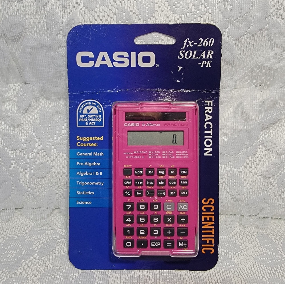 Casio fx-260 Solar-PK Pink Scientific Calculator